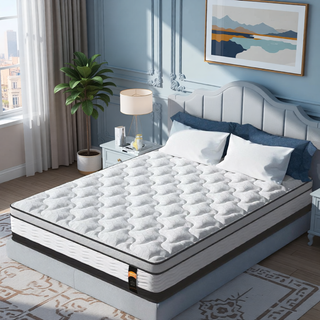 AIHouse 12 inch King Hybrid Mattress in a Box, Cooling Gel Infused Memory Foam and Pocket Spring, Medium Firm, 76 x 80 inches