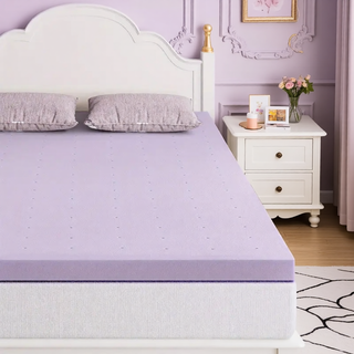 AIHouse 3 Inch Premium Firm Memory Foam Mattress Topper, Cooling & Gel-infused with Ventilated Design