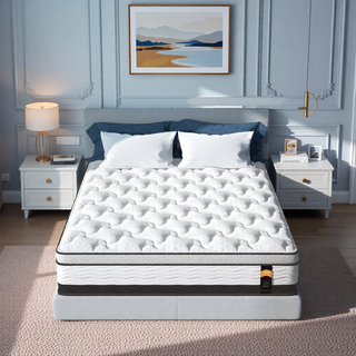 AIHouse 12 inch King Hybrid Mattress in a Box, Cooling Gel Infused Memory Foam and Pocket Spring, Medium Firm, 76 x 80 inches