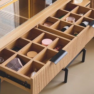 AIHouse Makeup Vanity Desk with Mirror, Lights, Power Outlet, 5 Drawers & Storage Shelves, 3 Color Modes & Adjustable Brightness for Bedroom